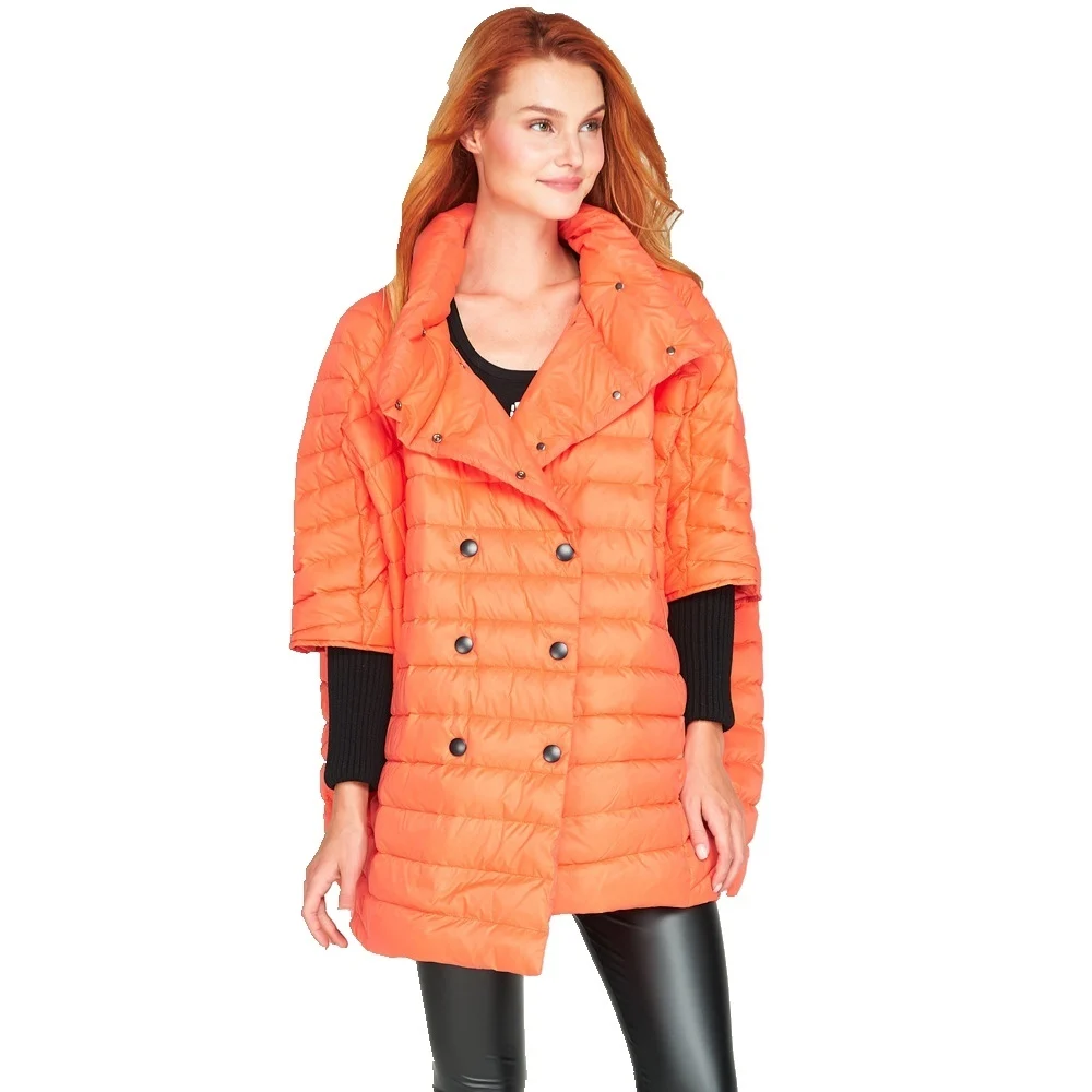 Le Manteau Lumière orange Vestes Ef3618 Et Marques Lâche Longue De Taille Mode black Vers Bas blue Hiver Beige Nouveau Femmes Grande Veste 5qxpX