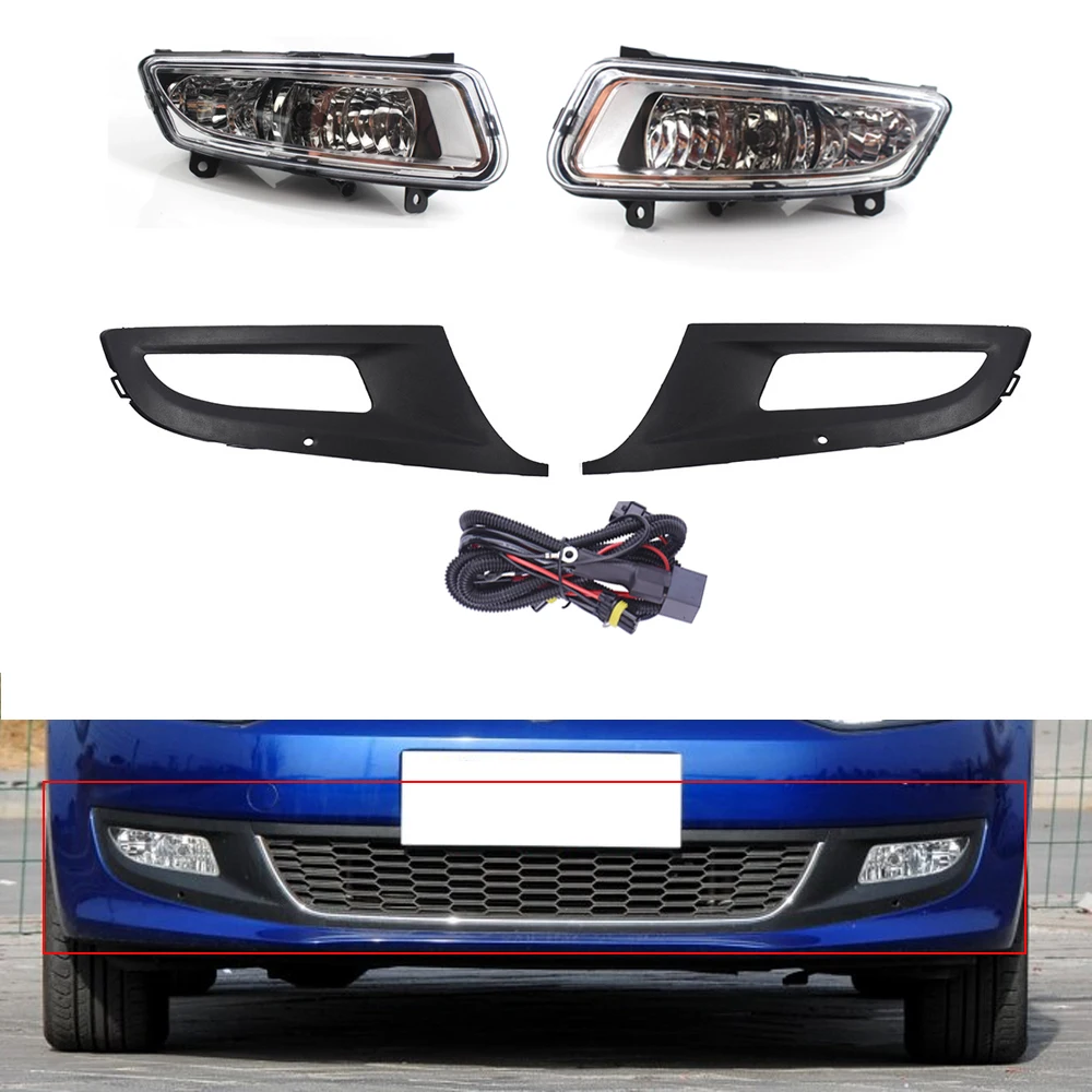 For VW POLO MK8 6R Front Foglamp Fog 