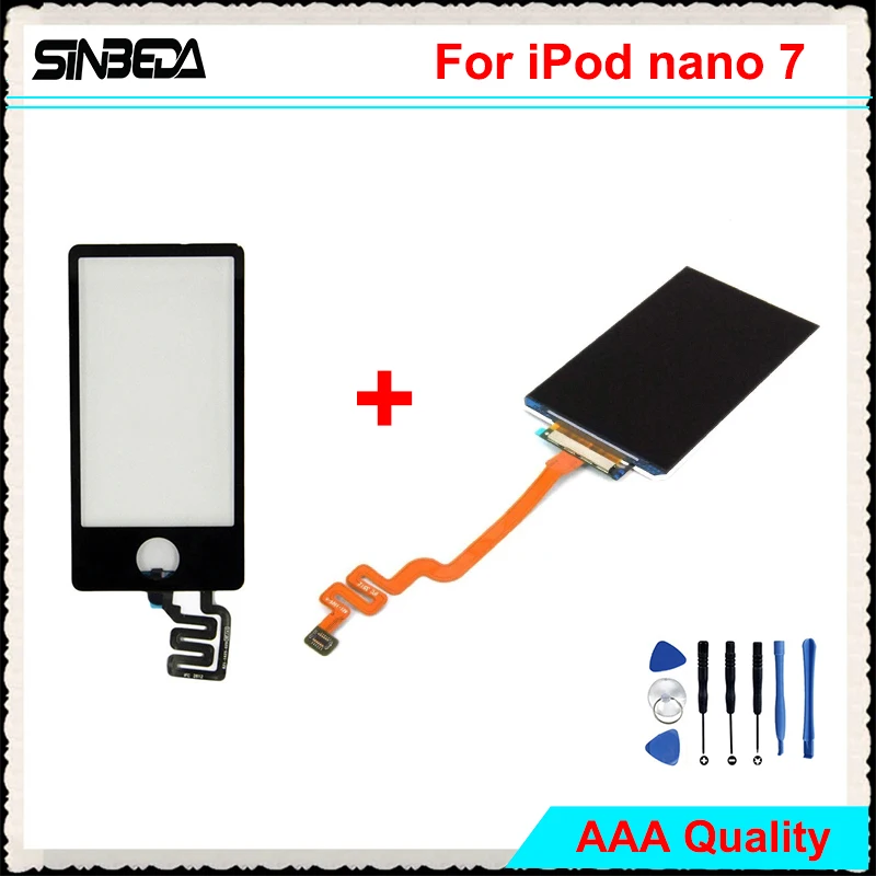 Sinbeda AAAA качественный ЖК-экран для iPod Nano 7 ЖК-дисплей + кодирующий преобразователь