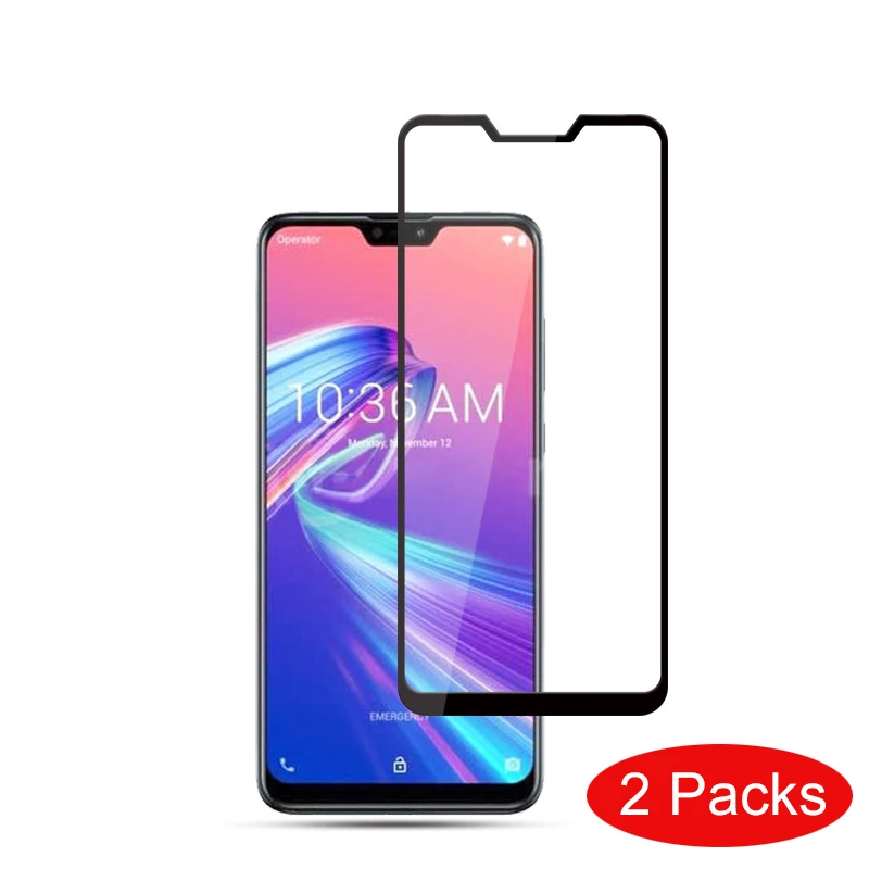 Закаленное стекло для Asus Zenfone Max Pro (M2) ZB631KL защитная пленка на полный экран ZB633KL 2