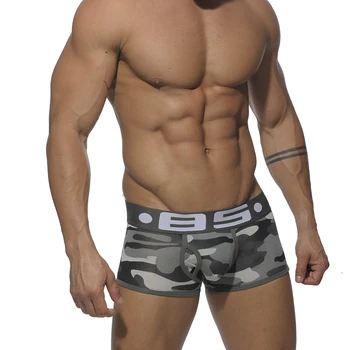 

Brand Sexy underwear men Camouflage printed boxers men Cotton boxers panties calzoncillos hombre slip Men underwear Shorts