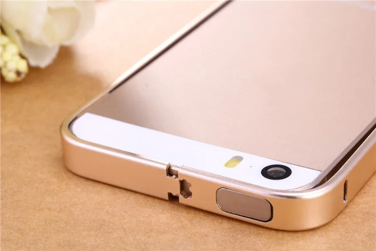 upgraded metal bumper case for iphone 5s 4s (2)