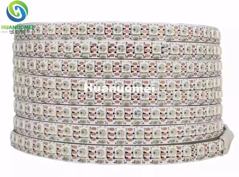 2 м 144 светодиодный s/M SK6812MINI 3535 адресуемых СВЕТОДИОДНЫЙ Пиксель полосы светильник