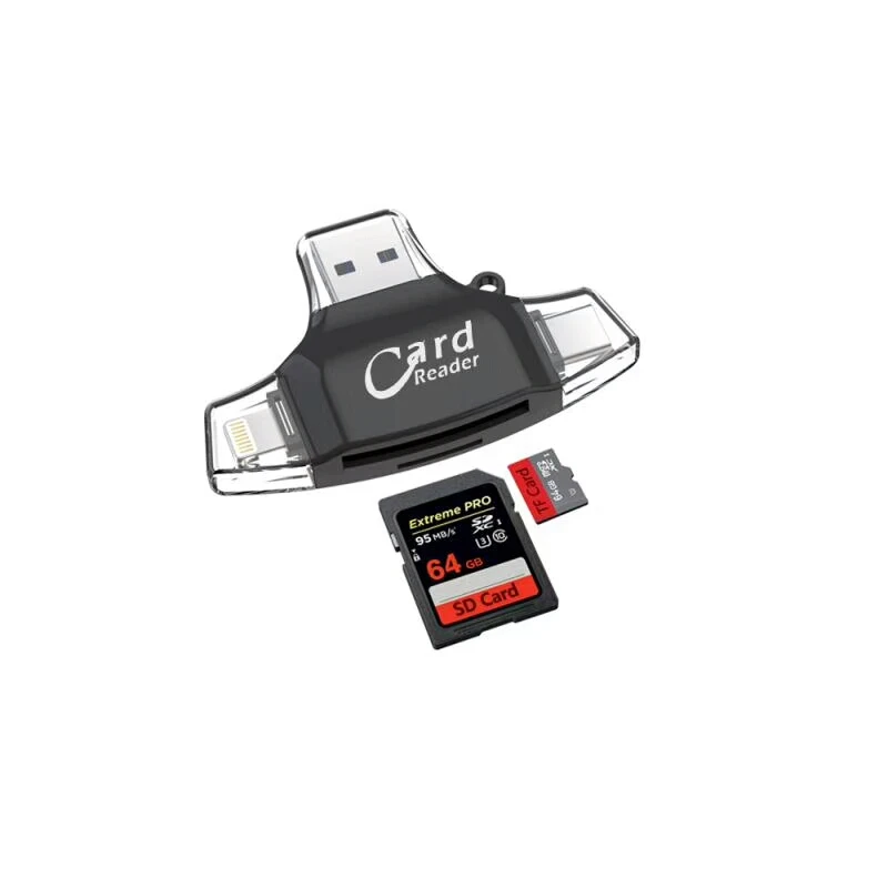 Устройство для чтения карт Micro SD USB Type-C RS MMC iPhone iPad Samsung MacBook | Компьютеры и офис