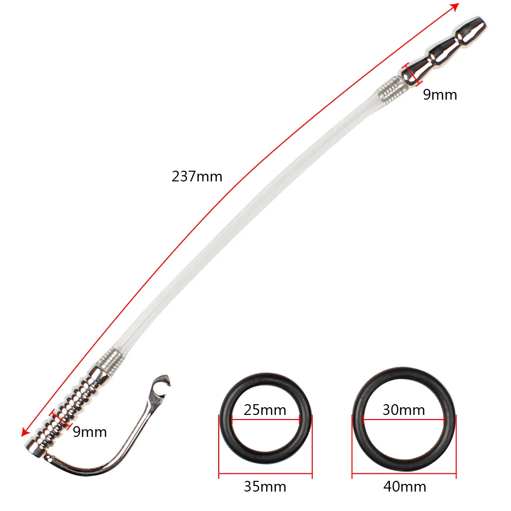 IKOKY Horse Stimulate Penis Ring Dilator Sex Toys for Men Gay Urethral Prince Stretching Penis Plug Fetish Male Masturbation silicone penis ring urethral dilator silicone urethral dilator