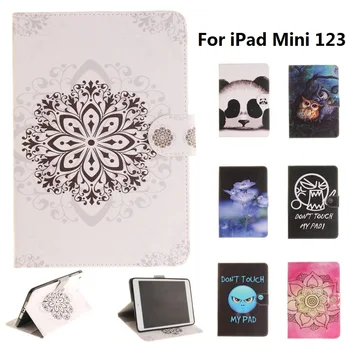 

Multiple Patterns PU and PC Material Support Protective Cover Case for iPad Mini 1 2 3