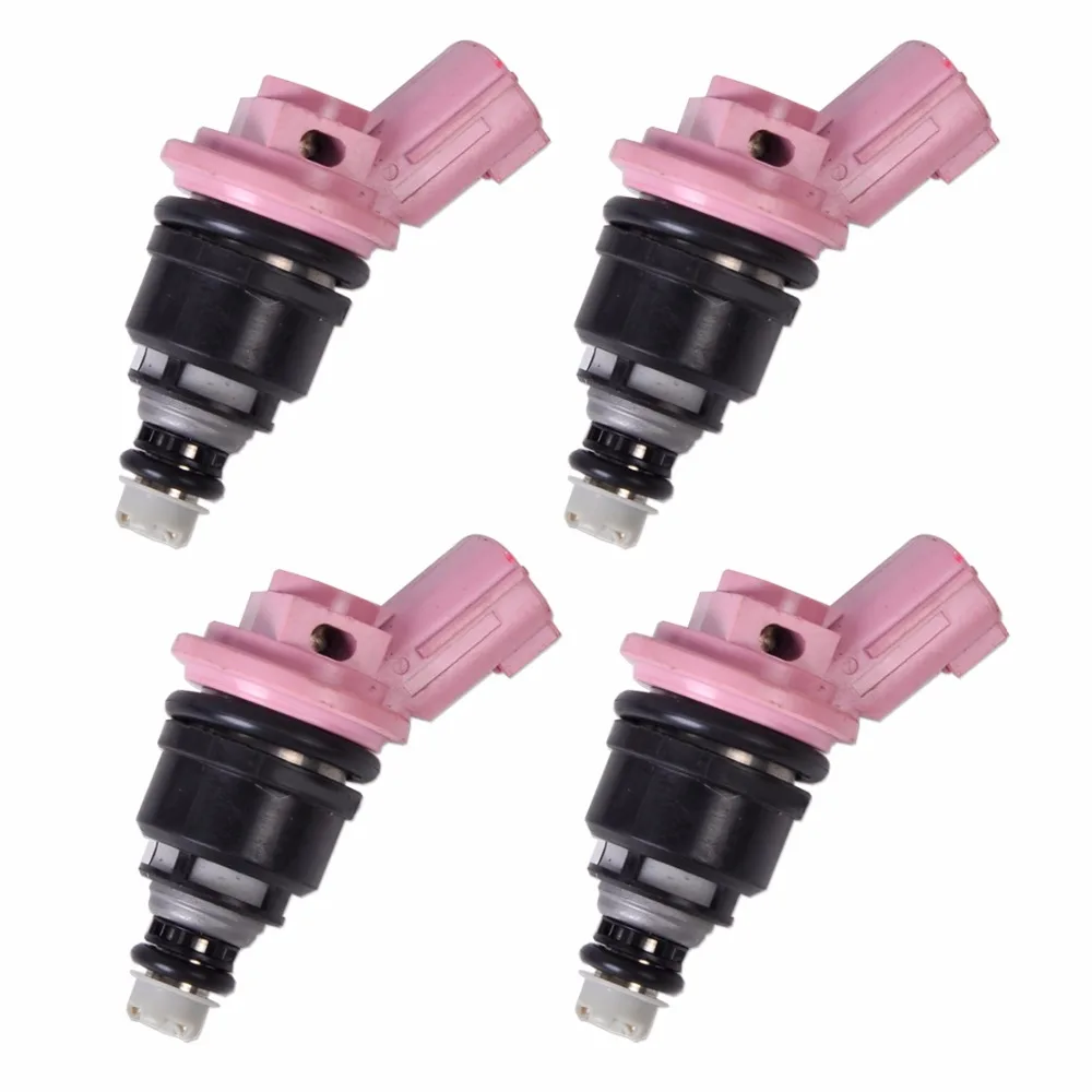 

DWCX 4pcs Fuel Injector 4 Hole Engine Injector 842-18117 for Nissan 200SX Maxima NX Sentra Flow Matched 1.6L /3.0L 1993 1994