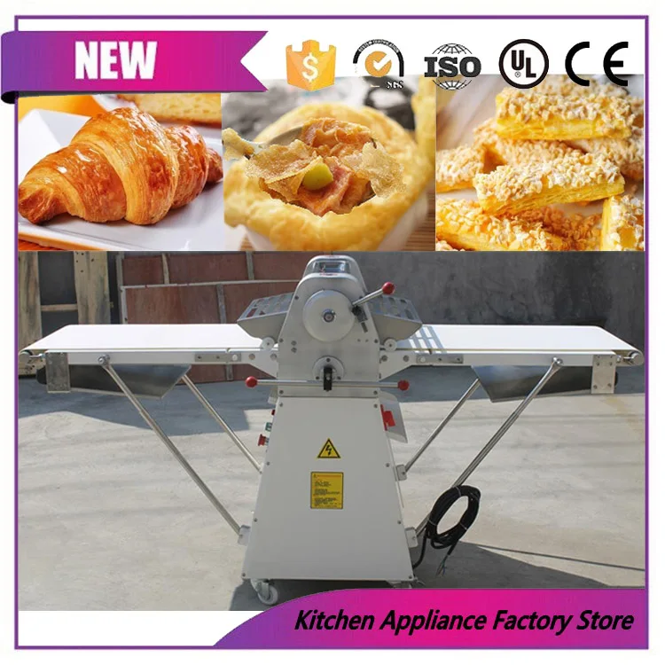 Professional automatic bread pizza dough sheeter machine for salein Food Processors from Home