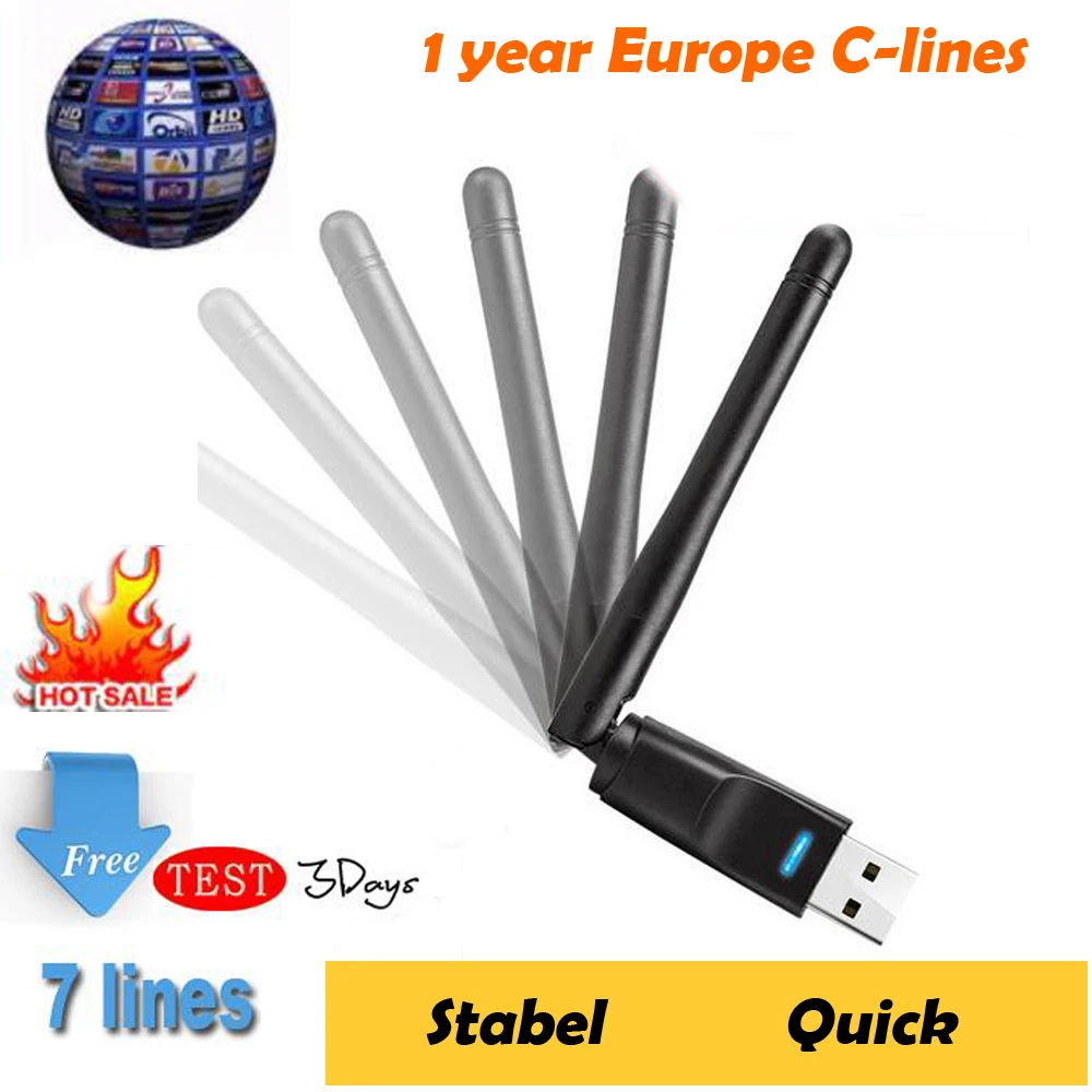 

DVB-S2 Europe Cline for 1 year Spain Free Satellite Europe Server for Spain/Italy/French/Germany Free TV Receptor