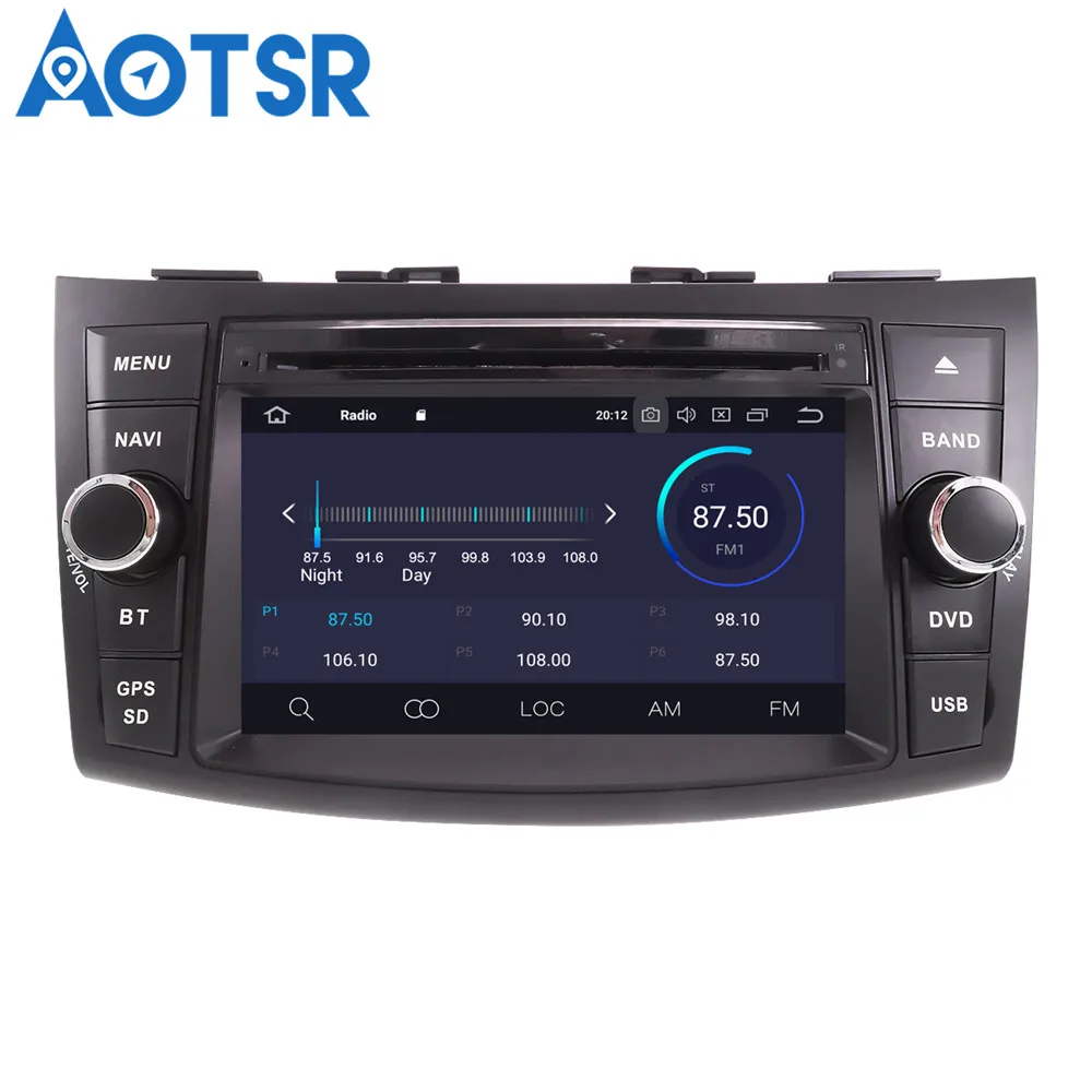 Flash Deal Android 9.0 8 core 4+64 Car DVD CD player GPS Navigation For SUZUKI SWIFT 2011-2016 car Multimedia system 2din radio Auto Stereo 5