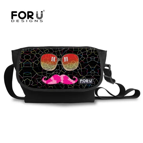 New 2016 preppy style mustache school bag for teenager girls casual ladies women schoolbag sac a dos children bookbag retail