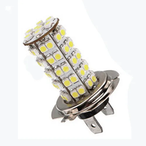 Пара ламп огней H7 68 SMD светодиодный 6000K позиции авто тюнинг белый 12В 5 Вт|Передние