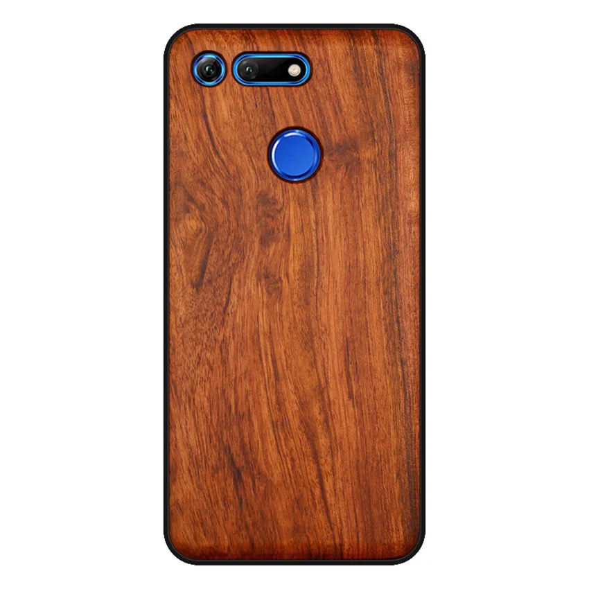 BOOGIC Original Wood Phone Case For Huawei Honor View 20 V20 V10 Wood +TPU Cover For Honor 8x Play 10 Ultra-Thin Wooden Coque (4)