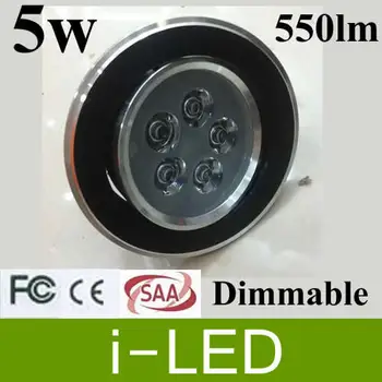 

20pcs/lot Hot selling 5W the led ceiling light,black shell,,CE&ROHS,AC85-265V,Warm white/cool white,the spot light,3000k 6500k
