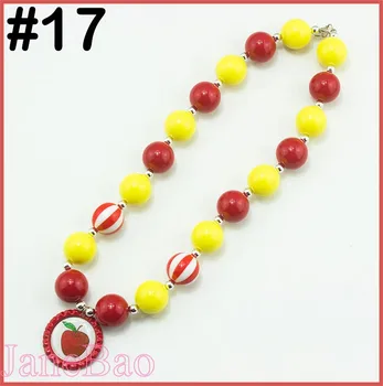

free shipping 50pcs Chunky Child Necklace Bubblegum Necklace Jewelry Pencil Pendant School halloween acrylic beads chunky