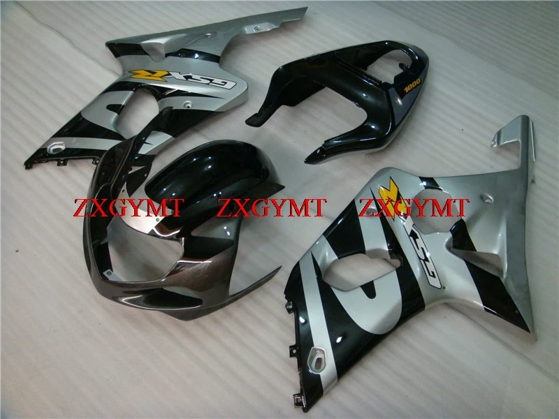 

Fairing Kits for GSXR 600 750 1000 2000 - 2003 K1-2 Abs Fairing GSX R600 R750 R1000 2001 Silver Black 2003
