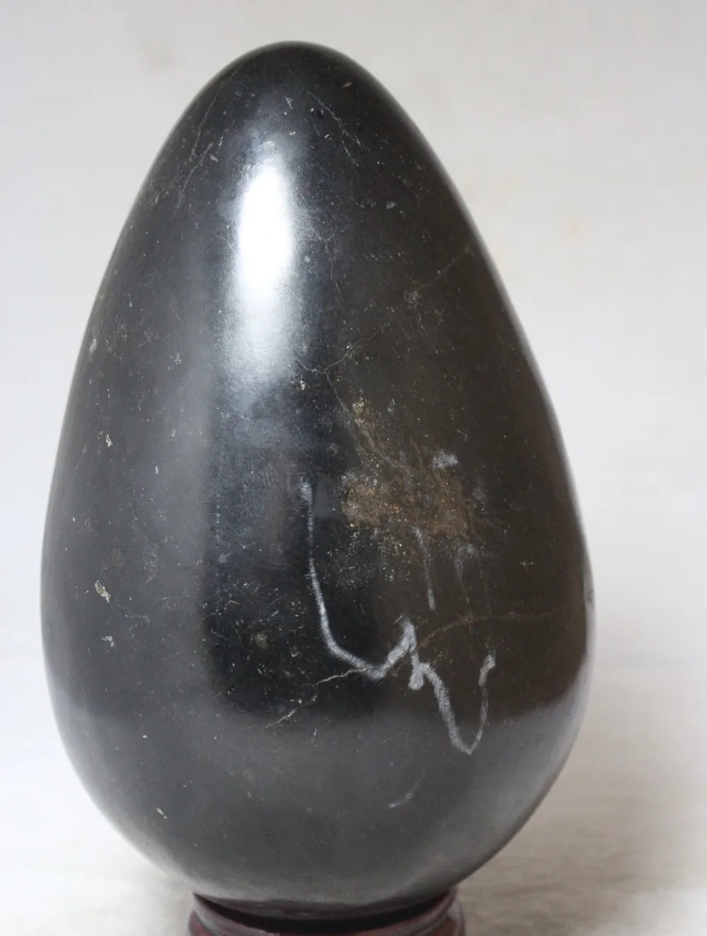 

(5.18lb) Natura black tourmaline Crystal Egg