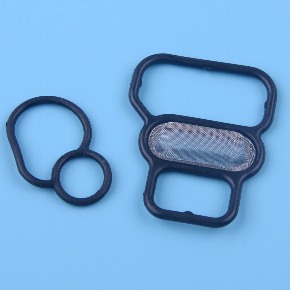 beler 2x Car Solenoid Spool VTEC Valve Gasket Filter Screen Seal For Honda Civic 1.7 V TEC