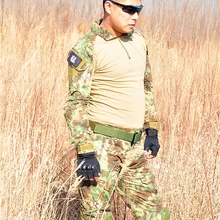 Военная армейская рубашка с рукавами Феникса, FG, лягушка, джунгли, питон, пустыня, питон, платье, рубашка, S-XXL