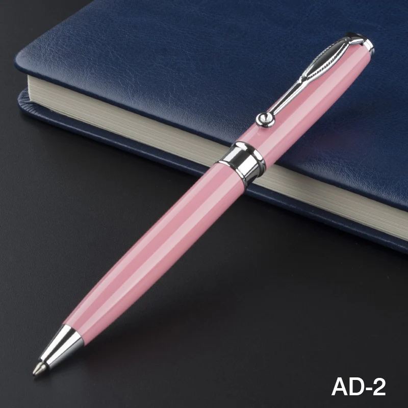 

school Metal Roller Pen Luxury Ballpoint Pen For Business Gifts Writing Office School Supplies Material Stationery