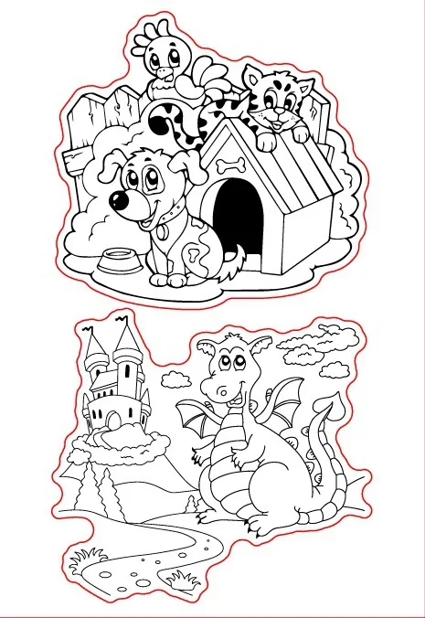 

Kennel Transparent Clear Stamp for DIY Scrapbooking/photo album Decorative Card making