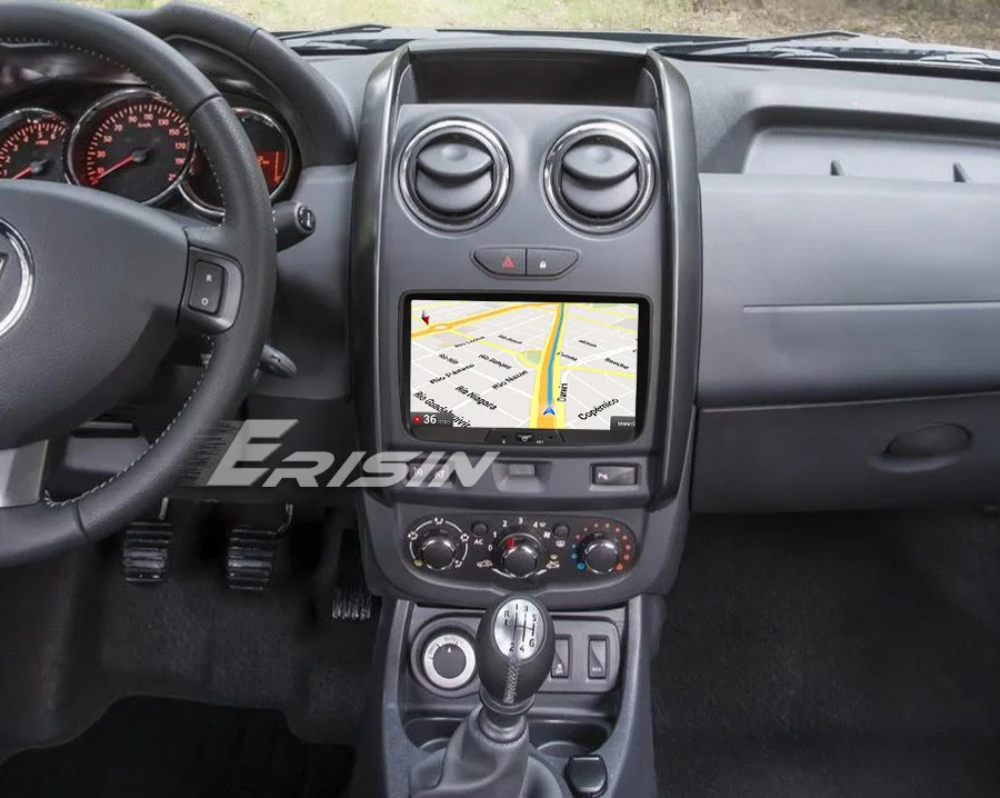 Excellent Erisin ES4829D 8 inch car radio android 9.0 2G RAM PX30 DAB OBD WIFI 3G for Renault Dacia Duster Logan Sandero Dokker Lodgy 8