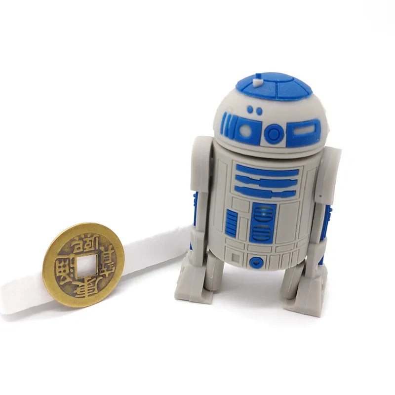 Usb флеш-накопитель star war, флеш-накопитель серии R2D2, робот, 4 ГБ/8 ГБ/16 ГБ/32 ГБ, usb 2,0, флеш-диск, карта памяти, полная емкость, флеш-накопитель