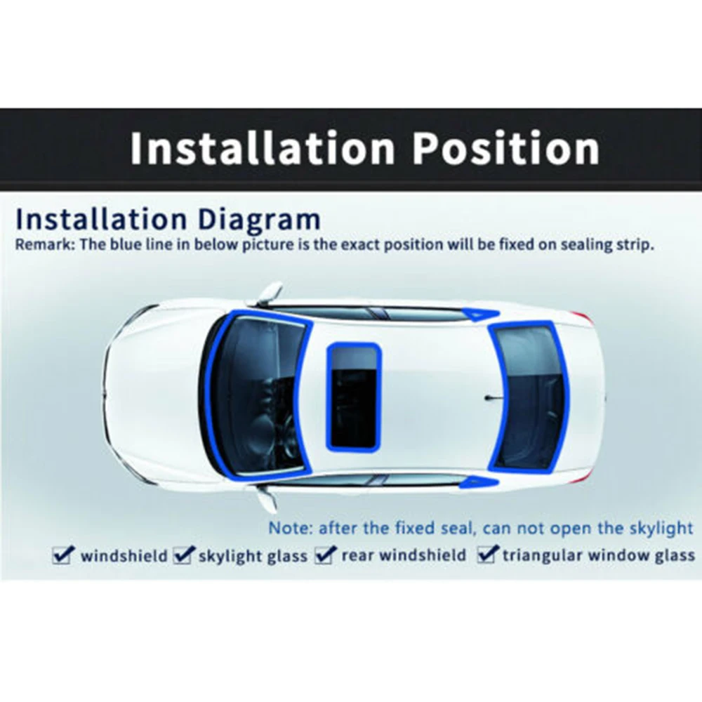 5 м уплотнительная прокладка Накладка для автомобиля Передняя Задняя ветровое стекло люка уплотнитель резиновый люк, конвертируемый и жесткий Топ запасные части