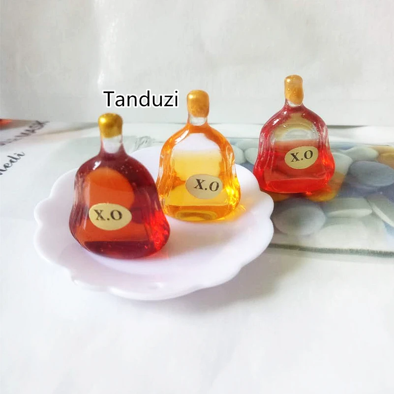 Tanduzi 100 шт 3D милые симуляторы мини винные бутылки кухонные аксессуары Игрушка