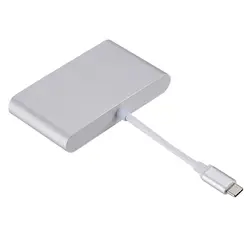 Многомногопортовый адаптер Тип C до 4 к HDMI USB 3,0 зарядный кабель USB-C 3,0 конвертер для Macbook samsung Android