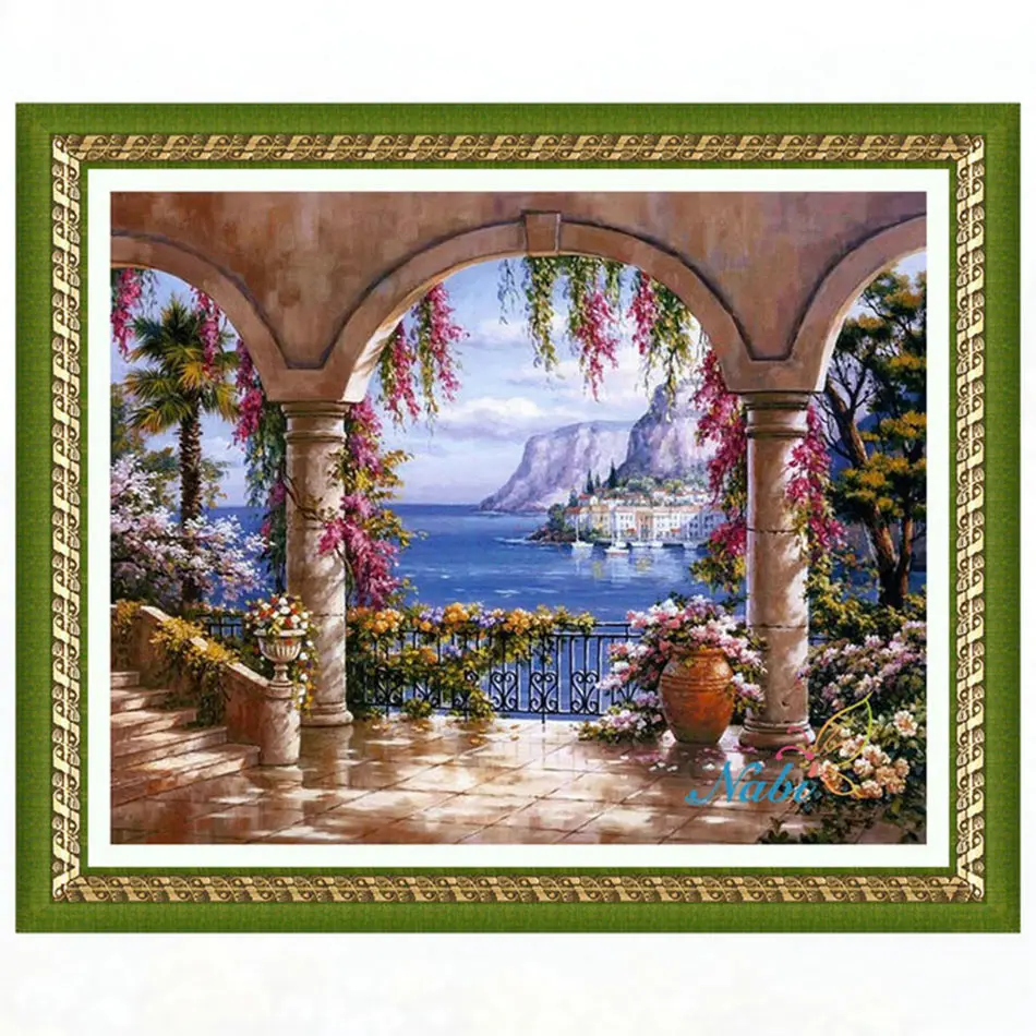 

Square diamond mosaic painting diamond embroidery cross stitch Nature - 3d diy full rhinestones beadwork sale 2778R