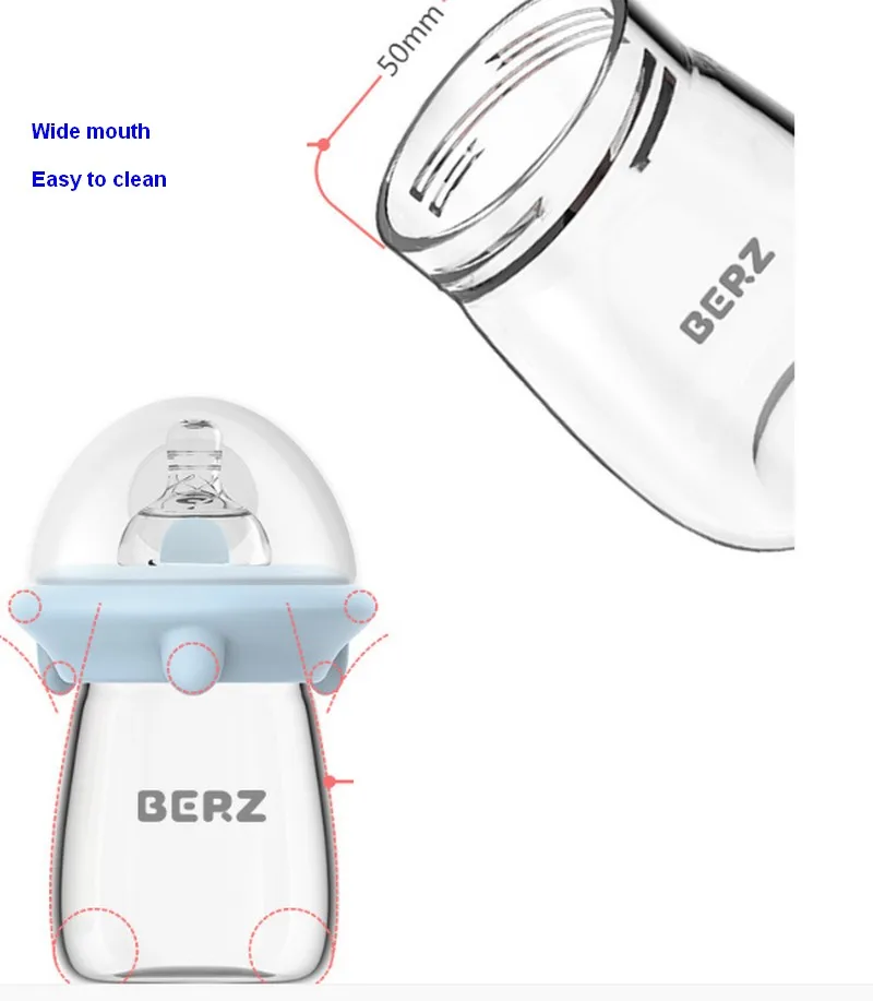 120 мл стеклянные бутылочки для молока и воды для новорожденных, бутылочки для кормления младенцев, бутылочки для кормления, BPA бутылочка для кормления с широким горлышком, соска-пустышка