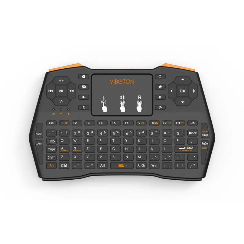 

Mini i8 plus Wireless Keyboard 2.4Ghz English Keyboard i8+ Touchpad Remote Control with Li-ion battery for PC Android Smart TV