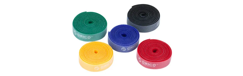 ORICO CBT пластик нейлон метка кабеля разноцветные галстуки 1 м за штуку красный/черный/желтый/синий/зеленый для провода Организатор