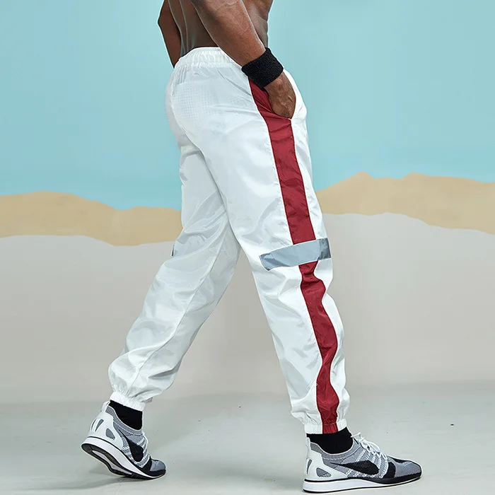 Aimpact Светоотражающие спортивные штаны для мужчин, модные хип-хоп повседневные штаны для бега, штаны для бега, Новые Брюки с карманами AM5041