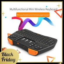 SIKAI портативная мини беспроводная клавиатура 2,4G тачпад Fly mouse мультимедийная портативная воздушная мышь Пульт дистанционного управления для ТВ проектора