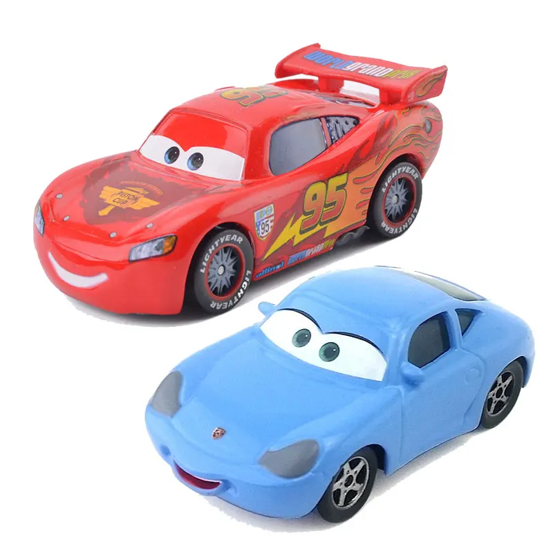 Disney Pixar Cars McQueen Mater King Sally Frank 1:55 Model Toy Car Boys Gift 