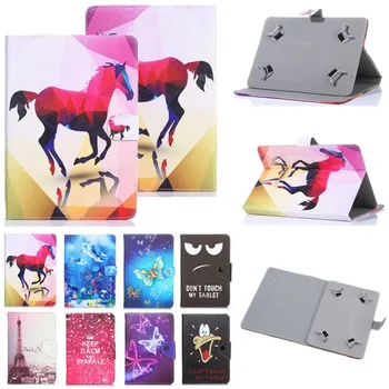 

Histers Universal Cover for Acer Iconia One 10 (B3-A30) 10.1 inch Tablets Printed PU Leather Stand Case