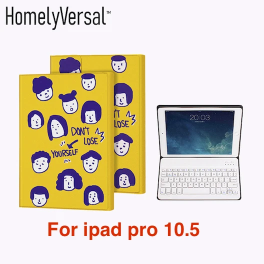 Беспроводной Bluetooth Tablet крышка для iPad 9,7 чехол Крышка Портативный планшетный чехол для iPad Pro11/10,5/air// Ipad чехол - Цвет: For ipad pro 10.5