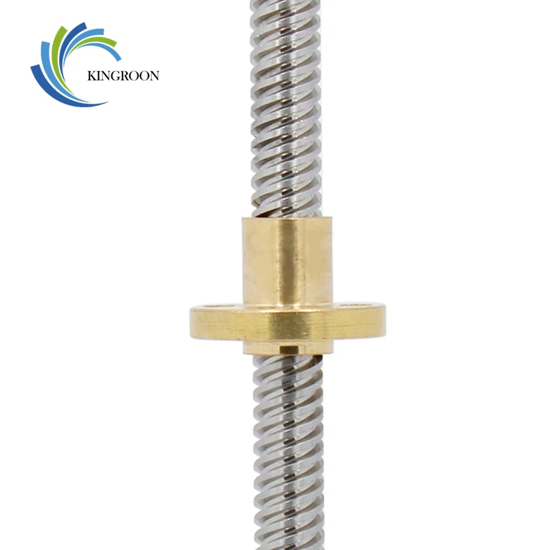 High-Precision 8mm Trapezoidal Lead Screw with Copper Nut