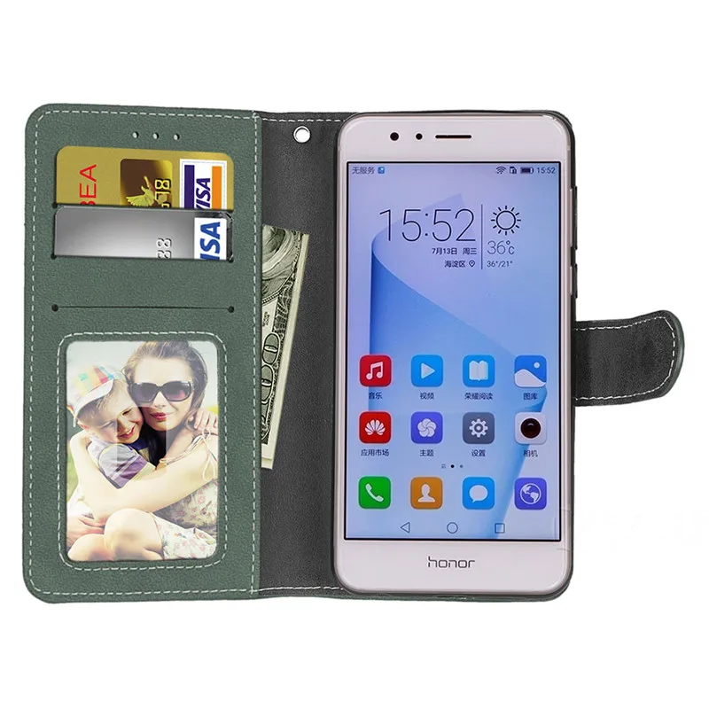 Wekays для Coque huawei Honor 6X6 X чехол роскошный бизнес кожаный флип Fundas чехол для huawei Honor 8 Honor8 чехол для телефона чехол s