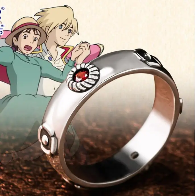 

Howl's Moving Castle Ring 925 Silver Sophie Lover Cos Christmas Gift USA size 8