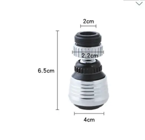 Durable Kitchen Bathroom Stainless Steel Shower Head 360 Degrees Swivel Water Connector Bidet Faucet Tap Adapter Home Essential