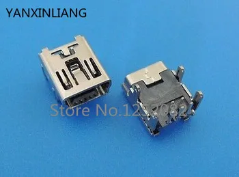 

20 pcs Mini USB Type B Female 5 Pin DIP PCB Socket Connector 4 pin Straight Leg