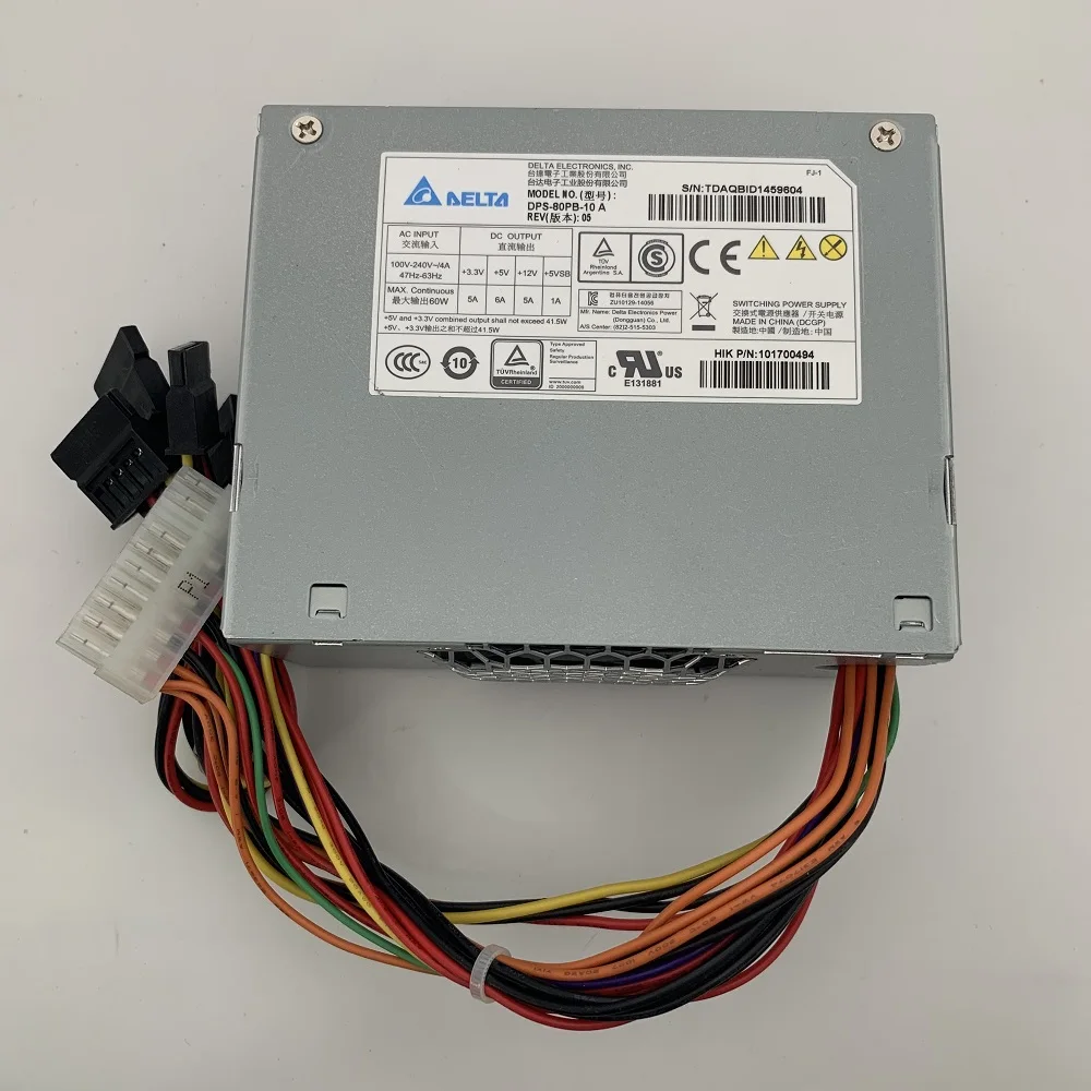  Adaptador de corriente DPS-80PB-10A para Hik 4 SATA HDD NVR