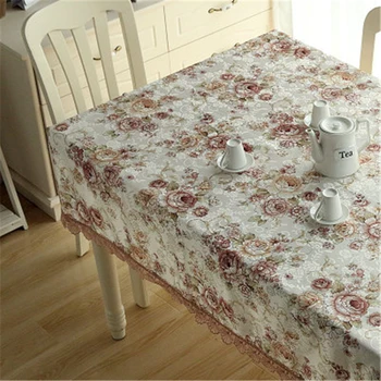 

Rectangular Tablecloth 100% Polyester Printed Cover Anti-Scalding Waterproof Table Wedding Cloth For The Table Home Textile