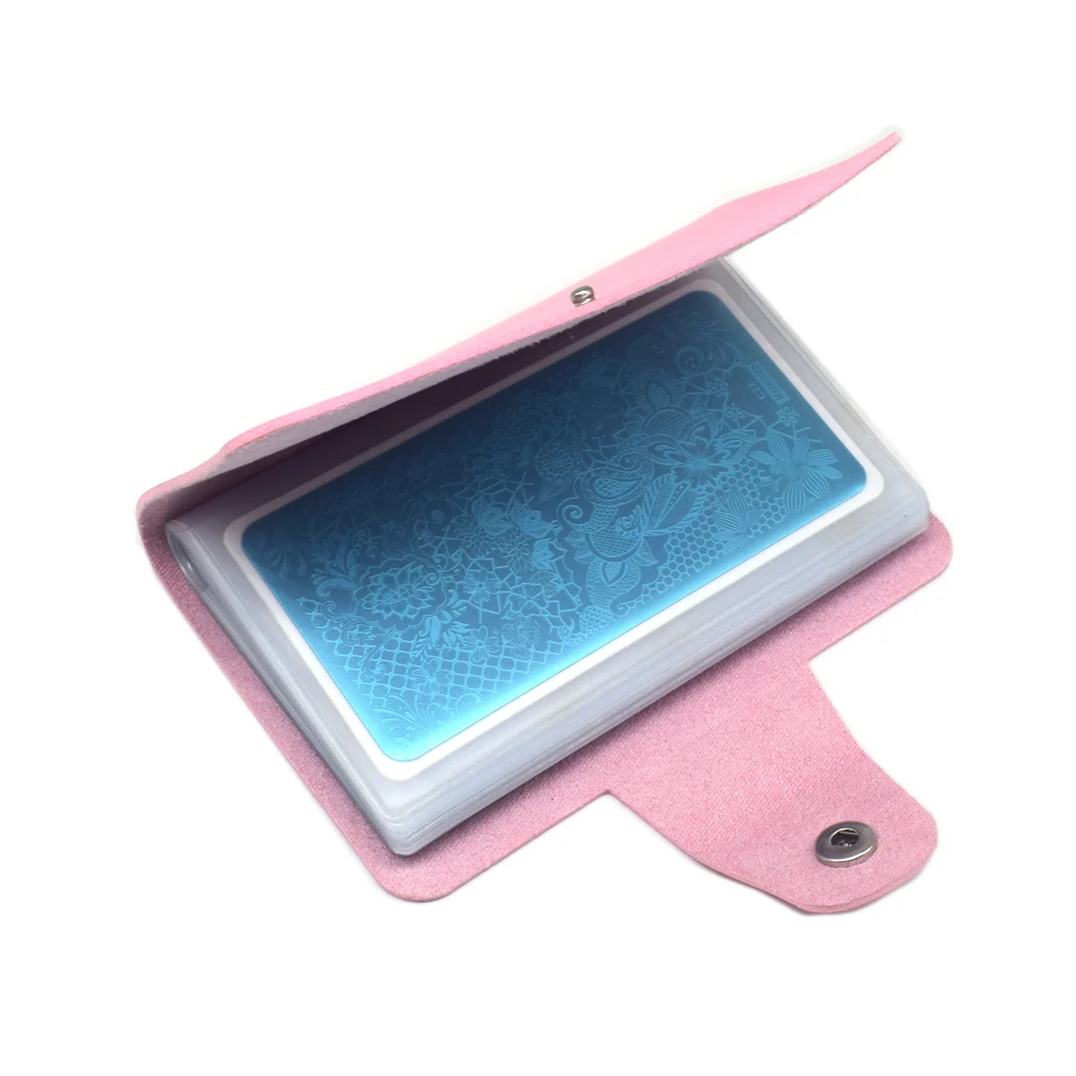Bolsa de Armazenamento Arte do Unha Placa de Manicure Ferramenta de Arte para Unhas Placas de Unhas + 1 Stamper + 1 Raspador + 1 Criativo Imagem Carimbo Modelo 9 7 Modelos de unha artística
