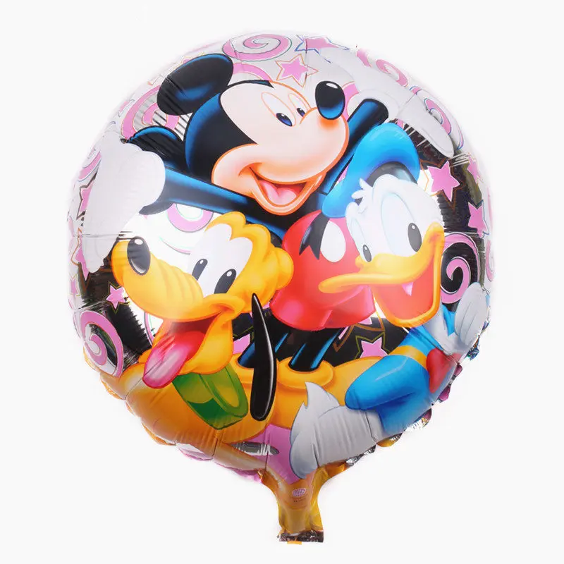 Figure balloon Hdbfh Новинка 18-дюймовые Микки и Минни Маус серии Алюминий воздушные шары для детского праздника вечерние украшения Воздушные шары высокое качество - Цвет: Figure balloon