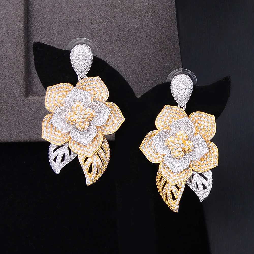 US $103.29 GODKI Trendy Luxury 4PCS Flower African Choker Jewelry Sets For Women Wedding Full Cubic Zircon Dubai Bridal jewelry Set 2019