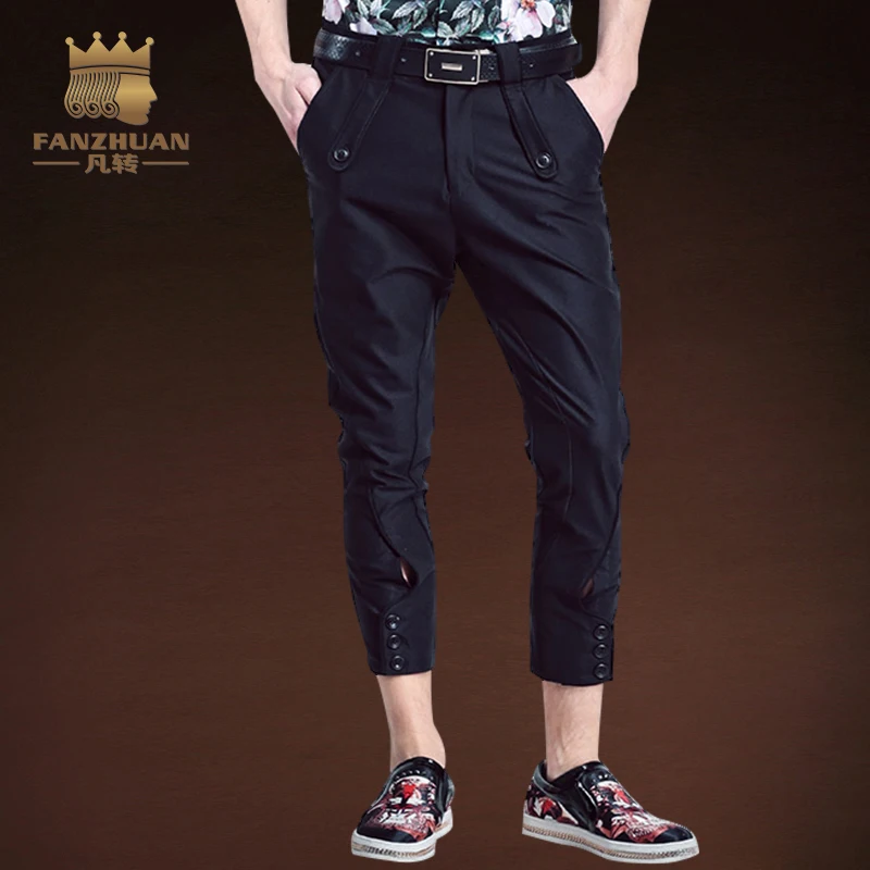 FANZHUAN Featured Brands Casual Pencil Pants Solid high street Trousers